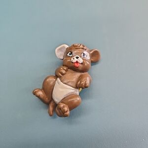 Rare Vintage 1991 Puppy Dog Galoob Magic Diaper Babies Pets Baby Figure